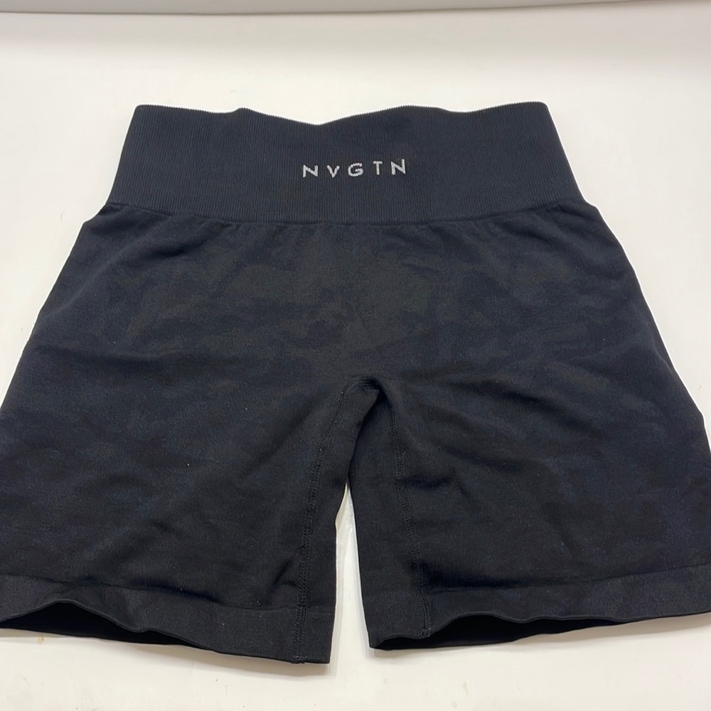 NVGTN - Camo Black Shorts